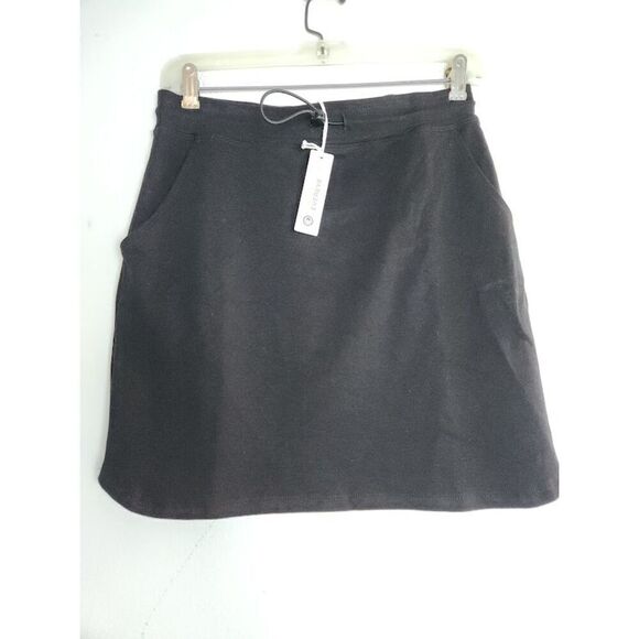 NWT Sundry for Evereve Black Pull On Cotton/Modal "Sunday Skirt" size 1 or Small - Picture 6 of 9